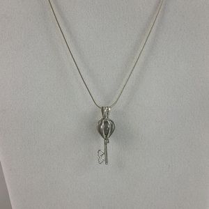 Sterling Silver Key Chain Necklace